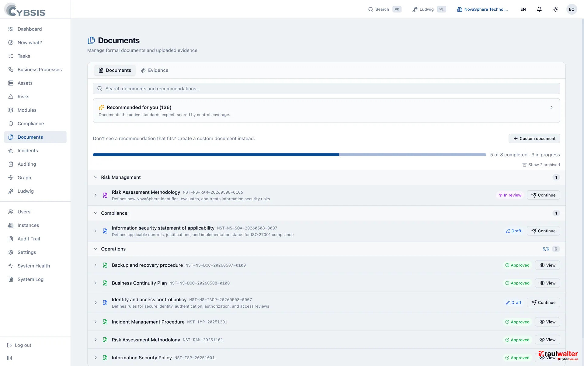 Document management — Cybsis 2.0
